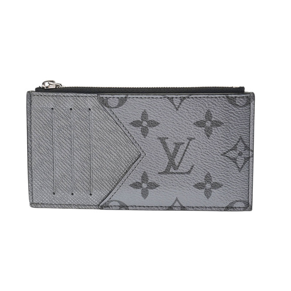 Louis Vuitton Handbags - Louis Vuitton Coin Taiga Monogram Card Taigarama Holder Case